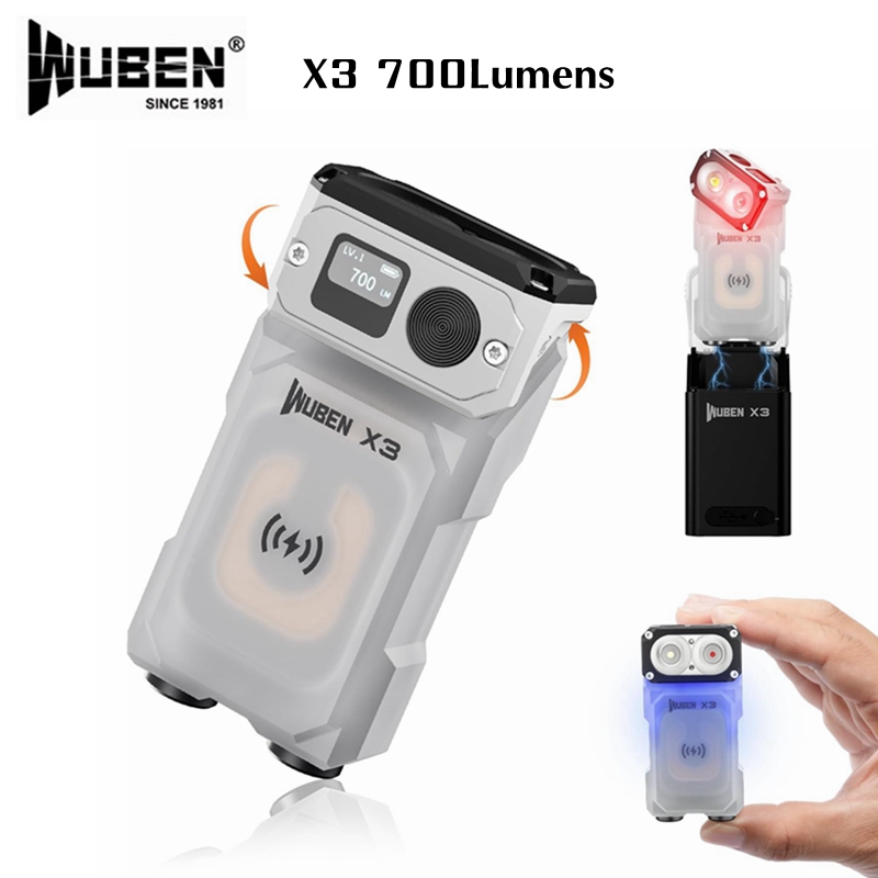 Outdoor Adventure Hours - WUBEN X3 多機能 EDC 懐中電灯 700