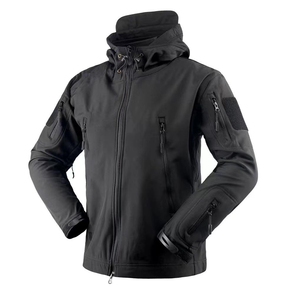 Outdoor Adventure Training - 春秋アウトドアメンズトレーニング迷彩アドベンチャースキー防水ジャケット登山狩猟服作業服トップ
