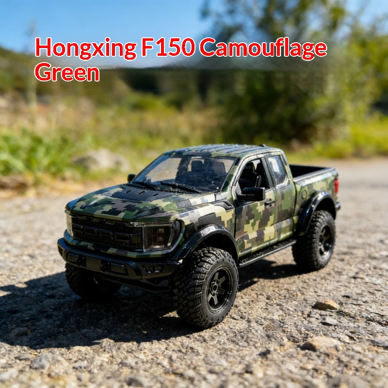Outdoor Adventure Enthusiast - ホンシンF150 RCクローラー 新迷彩グリーン塗装 オフロードクライミングトラック RCモデルカー アウトドアアドベンチャー