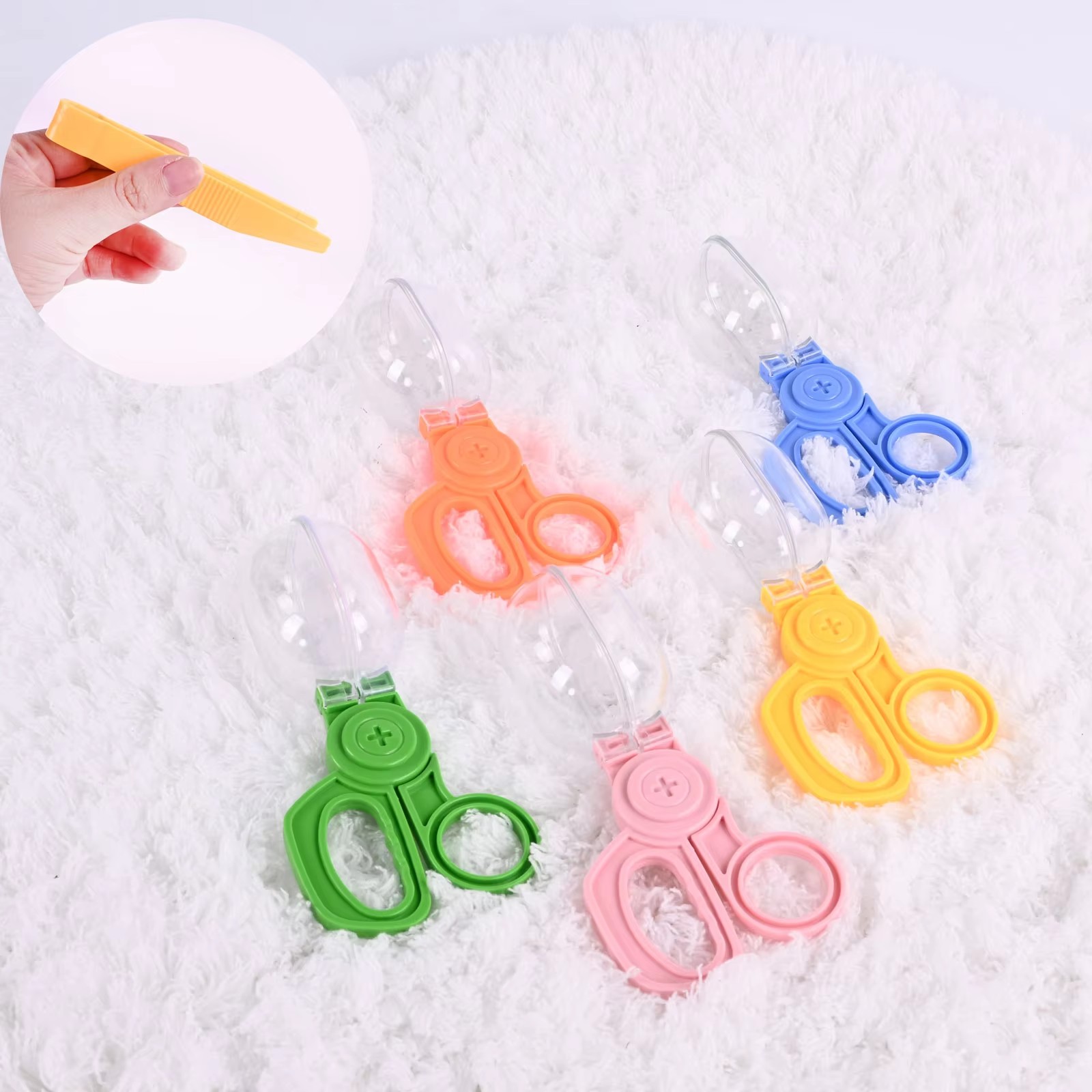 Outdoor Adventure Training - アドベンチャー昆虫カプセルクリップおもちゃアクセサリー、試験管クリップスプーン、子供用アウトドアスポーツトレーニングおもちゃ