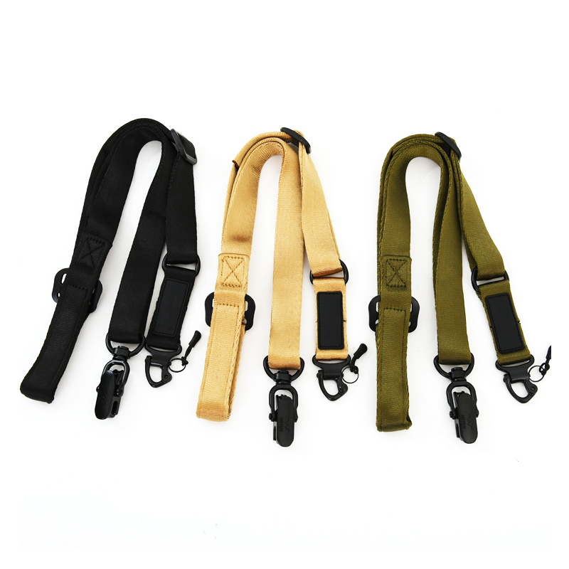 Outdoor Adventure Training - 調節可能な MS2 戦術スリング安全なシングルポイント安全ストラップ フック付き 狩猟トレーニング スポーツ