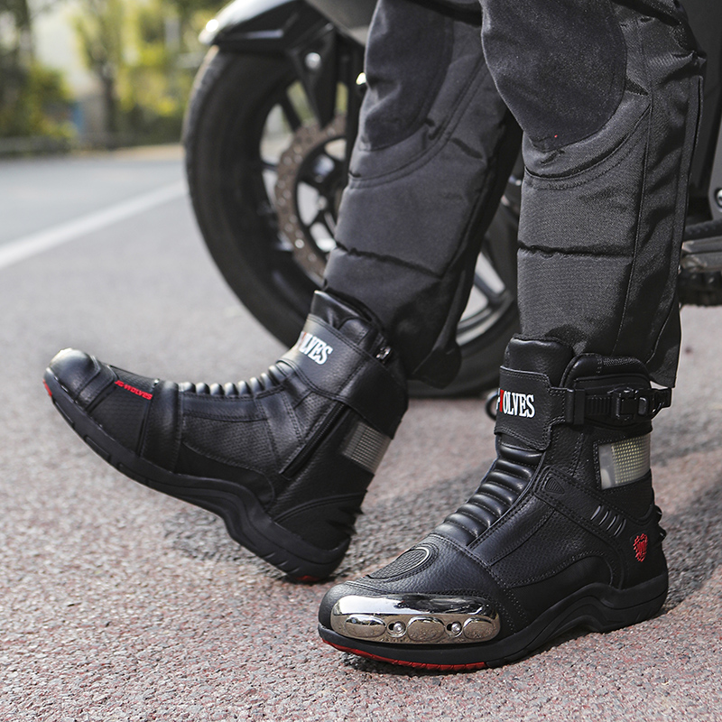 Outdoor Adventure Brands - 耐摩耗性バイクブーツ、滑り止めアウトドアライディングシューズ、メンズアドベンチャーツーリングレーシングフットウェア、ブランドカジュアルスニーカー