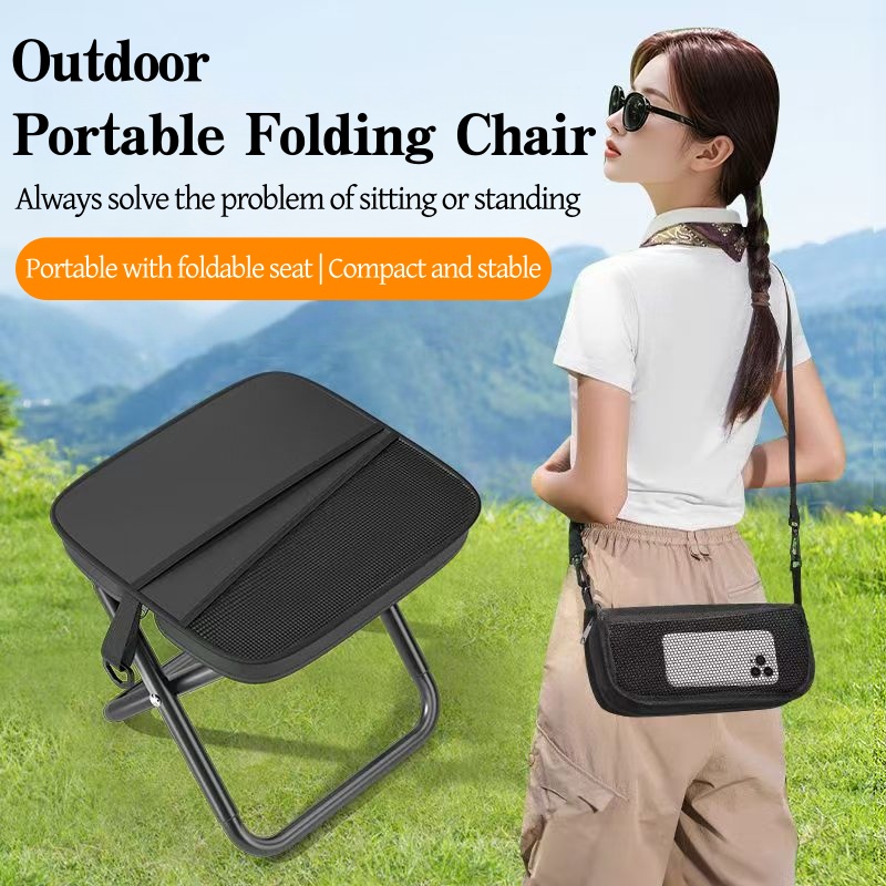 Outdoor Adventure With No Backpack - G8 ポータブル折りたたみ式バックパックスツール 軽量キャンプ釣りピクニックチェア アウトドアアドベンチャーシート ハイキング旅行用