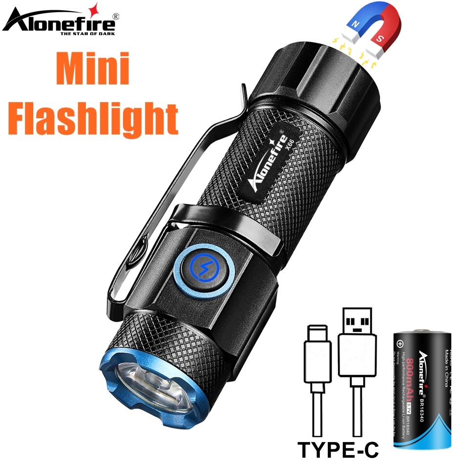 6500Kミニ懐中電灯高輝度P50 LEDパームトーチTyp - Outdoor Adventure With No Backpack のレビューと価格