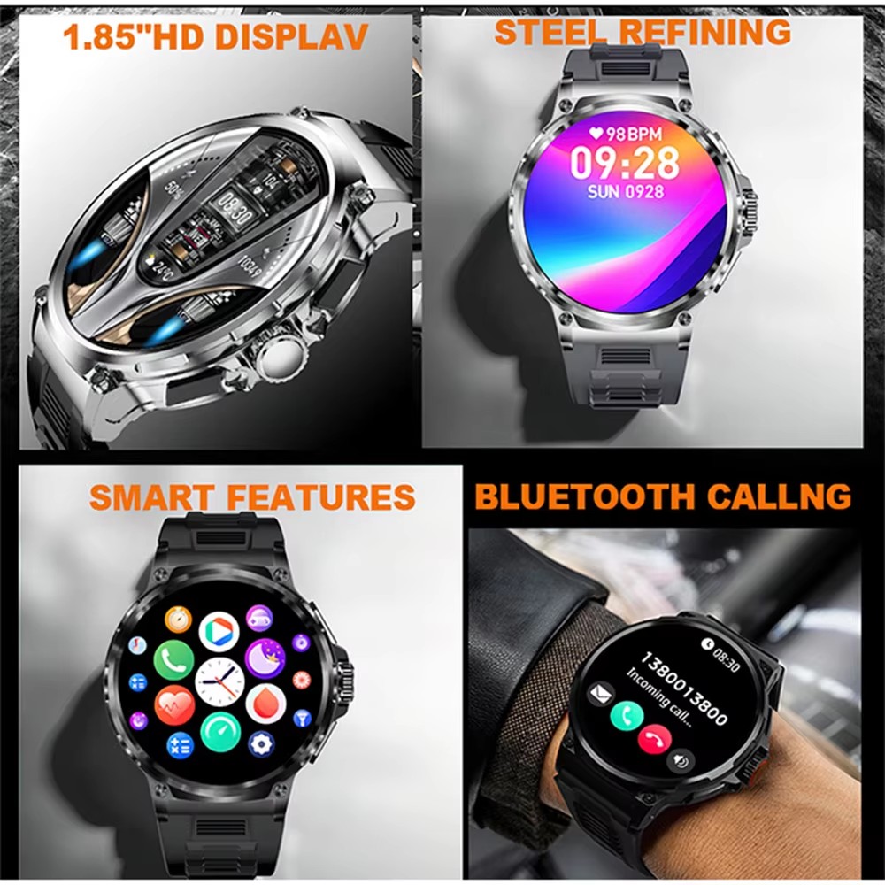 アウトドアアドベンチャー向け頑丈なスマートウォッチ 1.85 - Outdoor Adventure Hours のレビューと価格