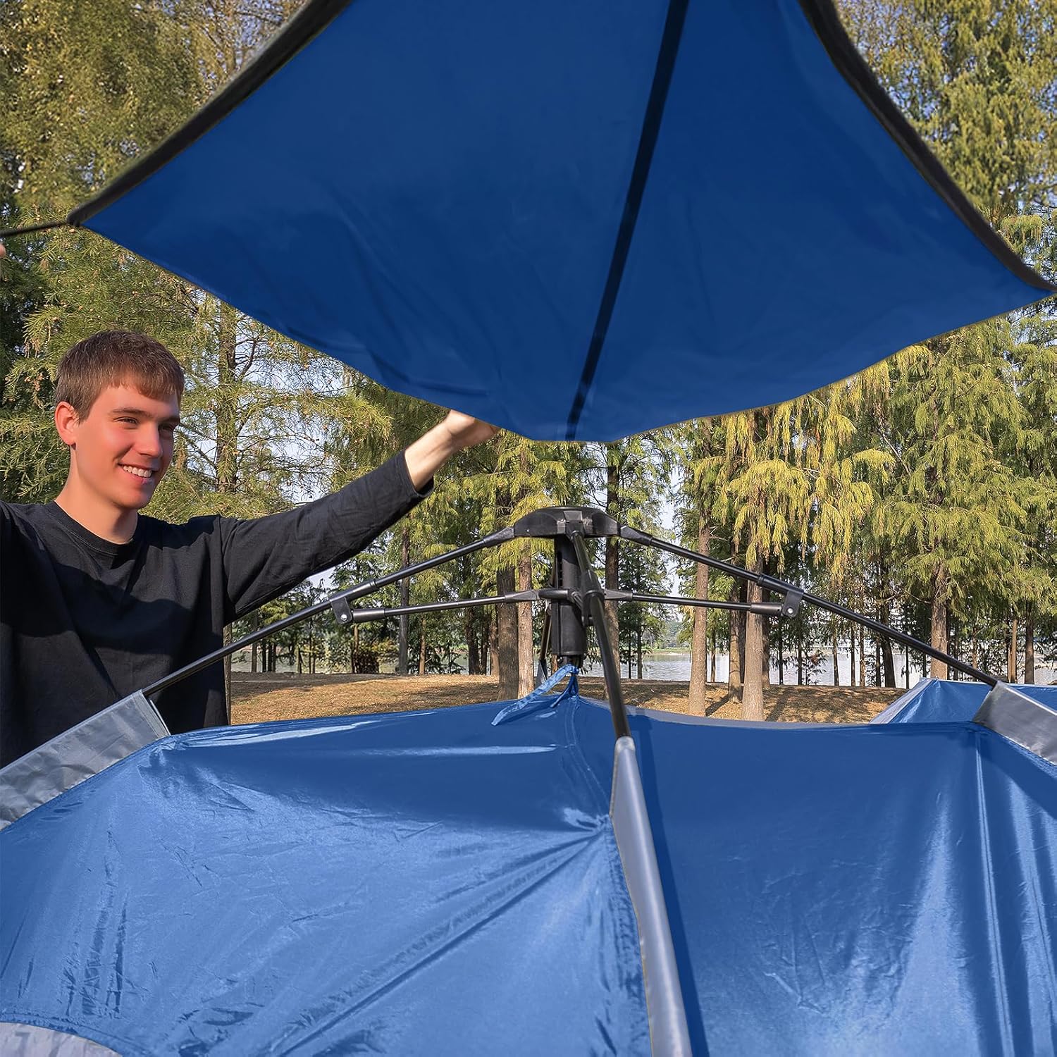OEM 4シーズン自動ポップアップテント - 瞬間設営ハブ型 - Outdoor Adventure Hub のレビューと価格