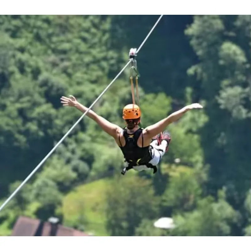 カスタマイズ可能なヘビーデューティージャングルジップライン（ - Outdoor Adventure Zipline のレビューと価格