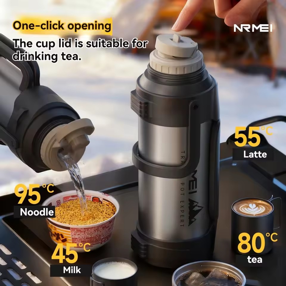 4000ML 316ステンレス鋼製水筒、断熱真空フラスコ、ア - Outdoor Adventure Hours のレビューと価格