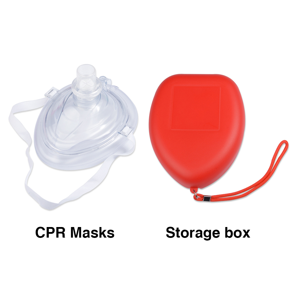プロフェッショナル CPR 呼吸マスク 一方向バルブ付き 再 - Outdoor Adventure Training のレビューと価格