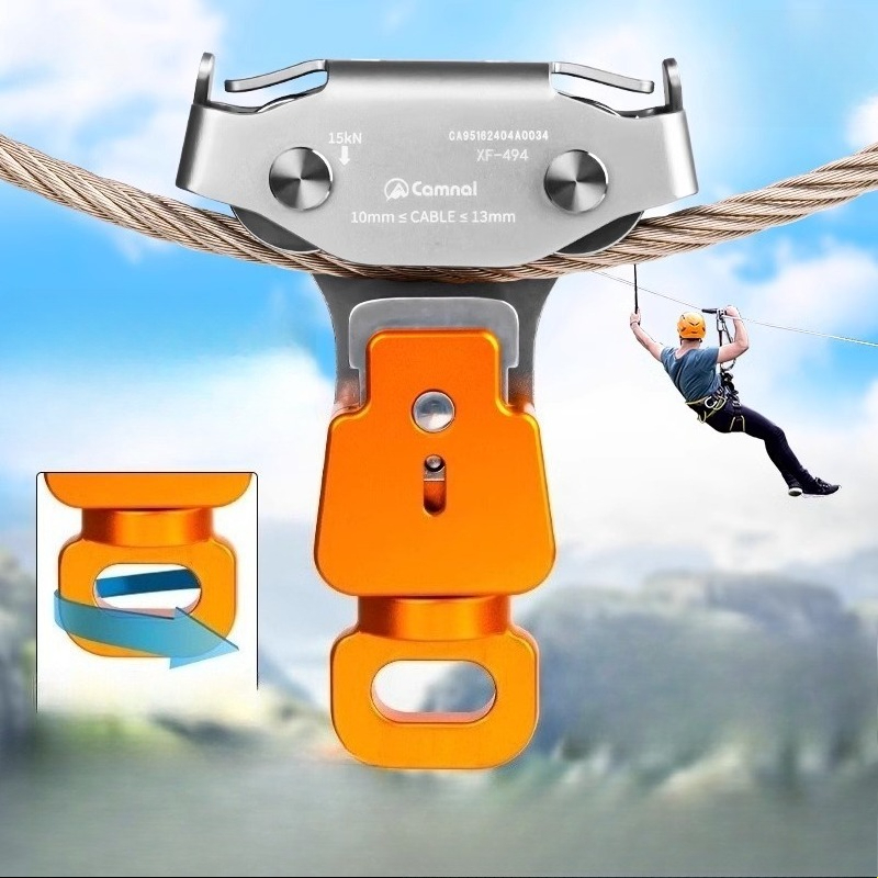 屋外用スチールケーブルジップラインプーリー、ジャングルフライ - Outdoor Adventure Zipline のレビューと価格