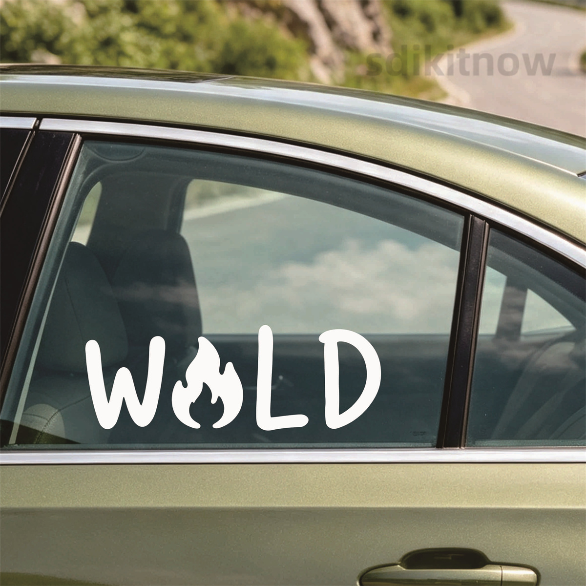 ワイルドファイヤーキャンプ ビニールカーステッカー アウトド - Outdoor Adventure Words のレビューと価格