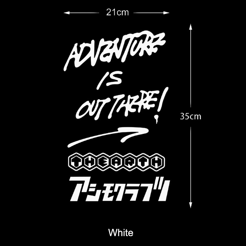 アウトドアキャンプ旅行車オートバイステッカーアドベンチャーは - Outdoor Adventure Words のレビューと価格
