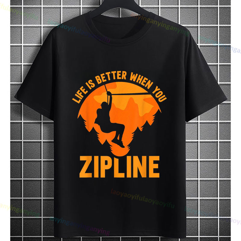 面白い「ジップラインで生き残った」アドベンチャー グラフィッ - Outdoor Adventure Zipline のレビューと価格