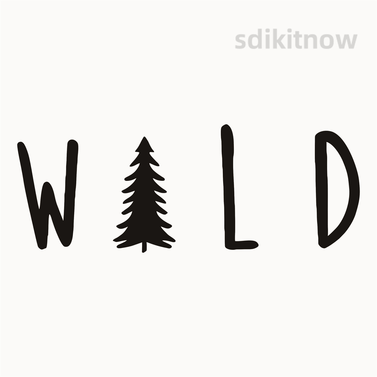 野生の松の木ビニールカーステッカー屋外自然キャンプアドベンチ - Outdoor Adventure Words のレビューと価格