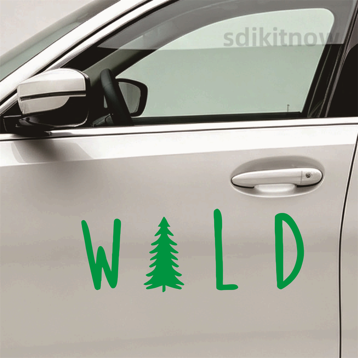 野生の松の木ビニールカーステッカー屋外自然キャンプアドベンチ - Outdoor Adventure Words のレビューと価格