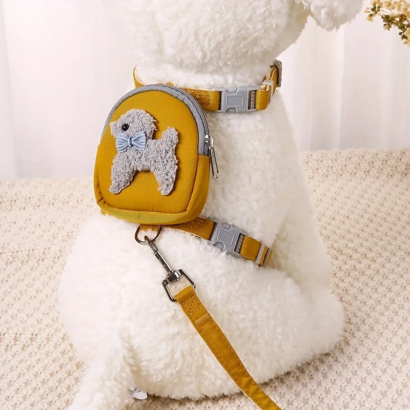 小型犬と中型犬用のバックパックとリード付きの調節可能なソフト - Outdoor Adventure With No Backpack のレビューと価格