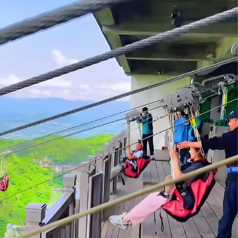 高所ジップライン設備　屋外ジップライン　スポーツ用品　アウト - Outdoor Adventure Zipline のレビューと価格